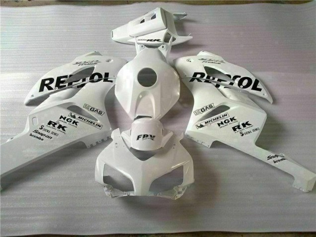 Billige Honda CBR1000RR Motorrad Verkleidung 2004-2005 - Weiss Schwarz Repsol