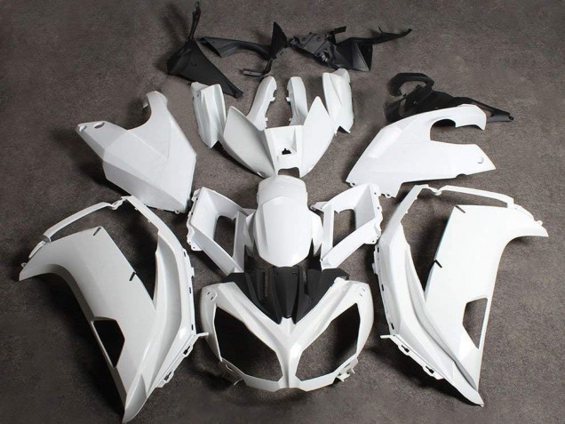 Billige Kawasaki Ninja 650R Motorrad Verkleidung 2009-2011 - Weiss