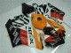 Billige Honda CBR1000RR Motorrad Verkleidung 2004-2005 - Orange Weiss Rot Schwarz Repsol