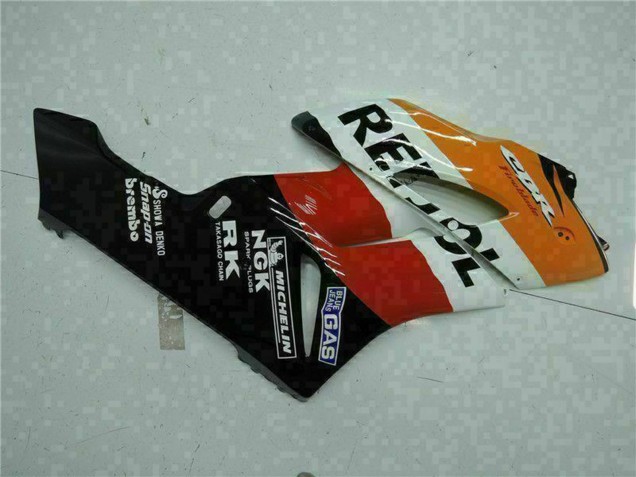Billige Honda CBR1000RR Motorrad Verkleidung 2004-2005 - Orange Weiss Rot Schwarz Repsol