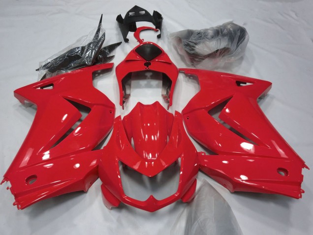 Billige Kawasaki Ninja 250 Motorrad Verkleidung 2008-2012 - Rot