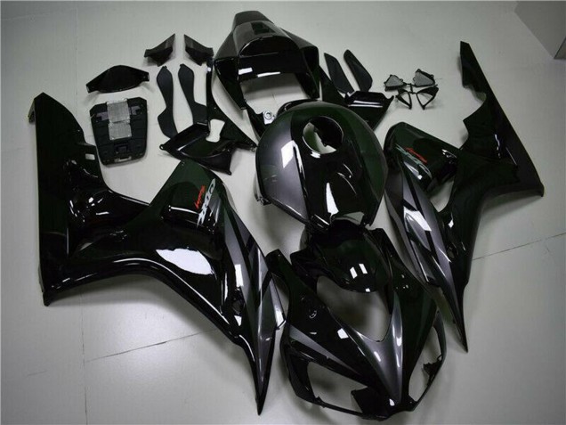 Billige Honda CBR1000RR Motorrad Verkleidung 2004-2005 - Glanzendes Schwarz Grau