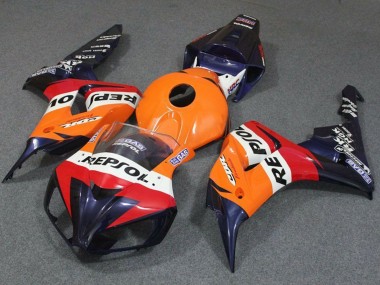 Billige Honda CBR1000RR Motorrad Verkleidung 2006-2007 - Orange Weiss Rot Blau Repsol