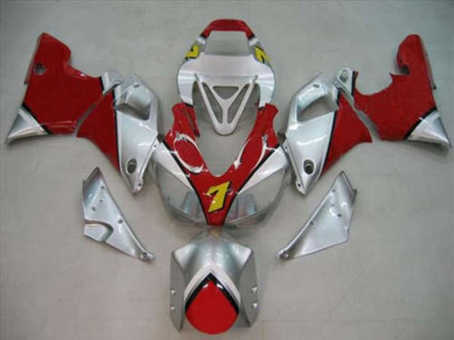 Billige Yamaha R1 Motorrad Verkleidung 1998-1999 - Silber Rot Gelb 7