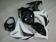 Billige Honda CBR1000RR Motorrad Verkleidungen Kit 2008-2011 - Weiss Glanzendes Schwarz