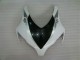 Billige Honda CBR1000RR Motorrad Verkleidungen Kit 2008-2011 - Weiss Glanzendes Schwarz