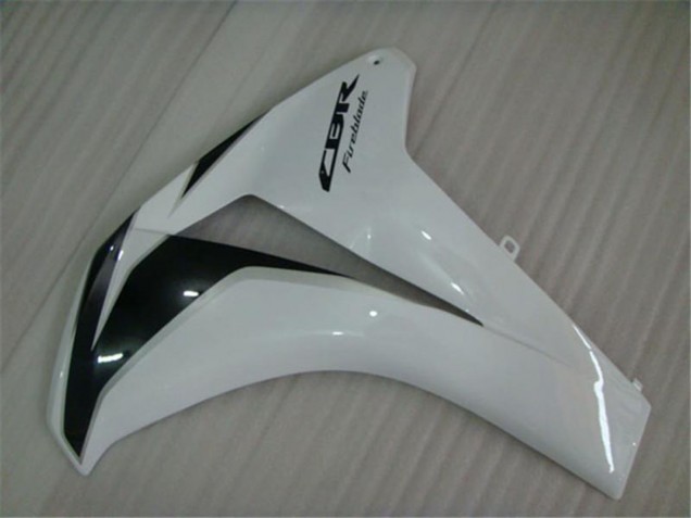 Billige Honda CBR1000RR Motorrad Verkleidungen Kit 2008-2011 - Weiss Glanzendes Schwarz