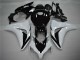 Billige Honda CBR1000RR Motorrad Verkleidung 2008-2011 - Weiss Glanzendes Schwarz