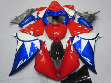 Billige Yamaha R1 Motorrad Verkleidung 2012-2014 - Weiss Rot Blau Schwarz