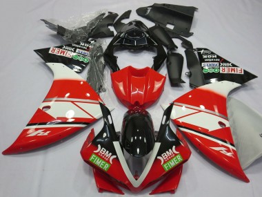 Billige Yamaha R1 Motorrad Verkleidung 2012-2014 - Rot Weiss Schwarz Fimer