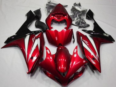 Billige Yamaha R1 Motorrad Verkleidung 2007-2008 - Rot Weiss Schwarz