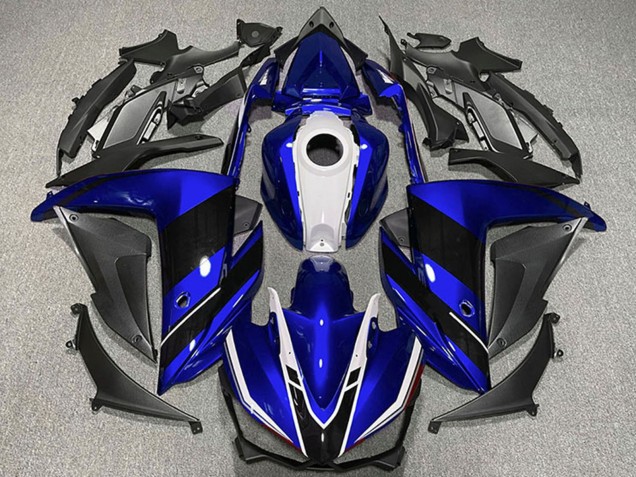 Billige Yamaha R3 Motorrad Verkleidung 2015-2018 - Blau Weiss Schwarz