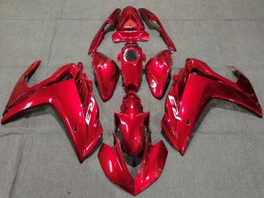 Billige Yamaha R3 Motorrad Verkleidung 2015-2018 - Glanzendes Rot