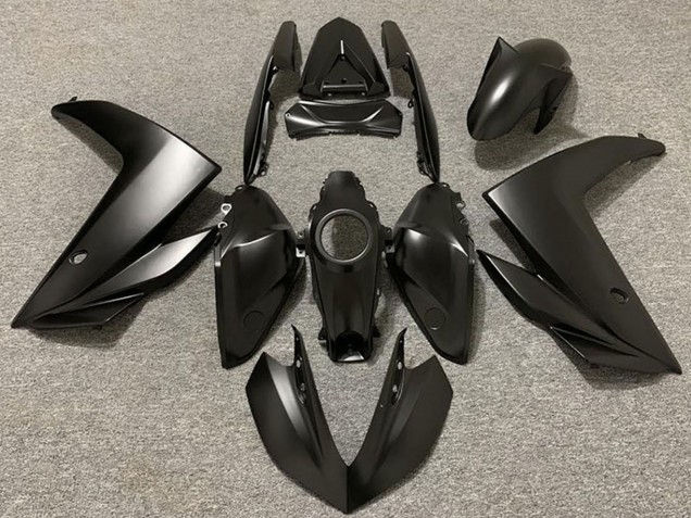 Billige Yamaha R3 Motorrad Verkleidung 2015-2018 - Matt Schwarz