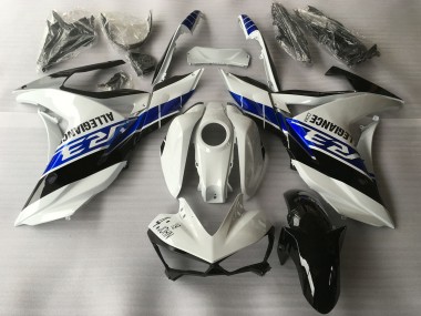 Billige Yamaha R3 Motorrad Verkleidung 2015-2018 - Weiss Blau Schwarz