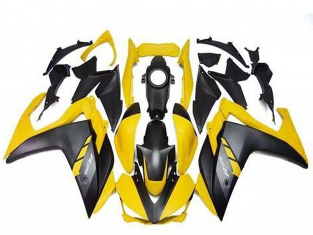 Billige Yamaha R3 Motorrad Verkleidung 2015-2018 - Gelb Matt Schwarz