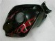 Billige Honda CBR1000RR Motorrad Verkleidung Kit 2008-2011 - Glanzendes Schwarz Rot Flamme