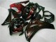 Billige Honda CBR1000RR Motorrad Verkleidung Kit 2008-2011 - Glanzendes Schwarz Rot Flamme