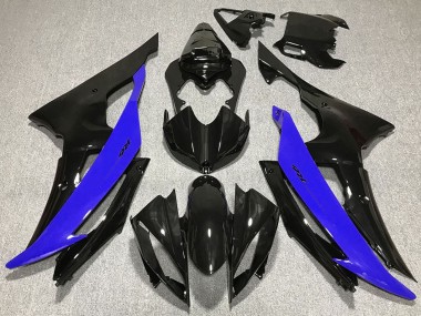 Billige Yamaha R6 Motorrad Verkleidung 2008-2016 - Blau Glanzendes Schwarz