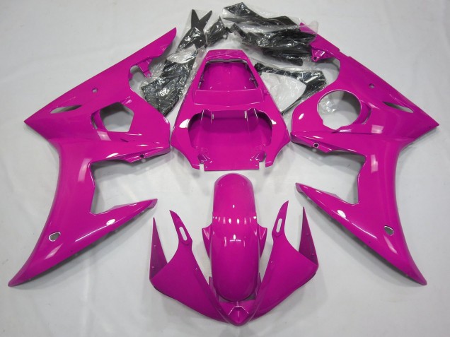 Billige Yamaha R6 Motorrad Verkleidung 2003-2004 - Glanzendes Rosa