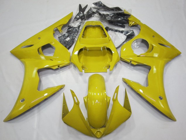 Billige Yamaha R6 Motorrad Verkleidung 2003-2004 - Glanzendes Gelb