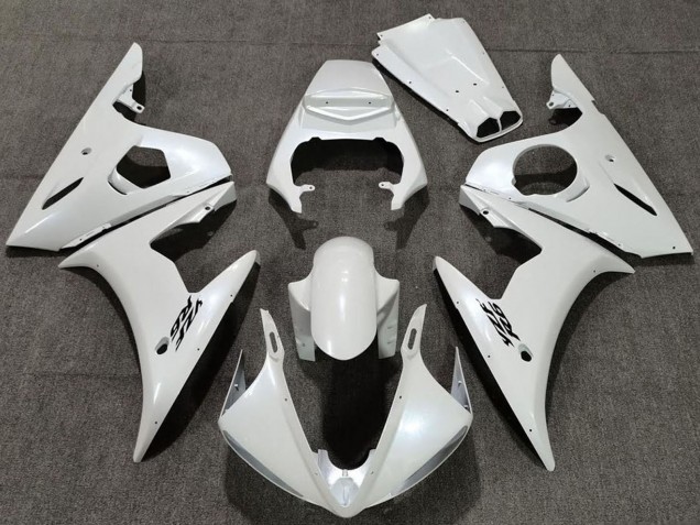 Billige Yamaha R6 Motorrad Verkleidung 2005 - Perl Weiss