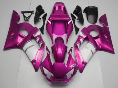 Billige Yamaha R6 Motorrad Verkleidung 1998-2002 - Rosa Weiss