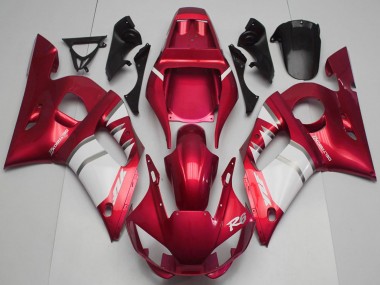 Billige Yamaha R6 Motorrad Verkleidung 1998-2002 - Rot Weiss