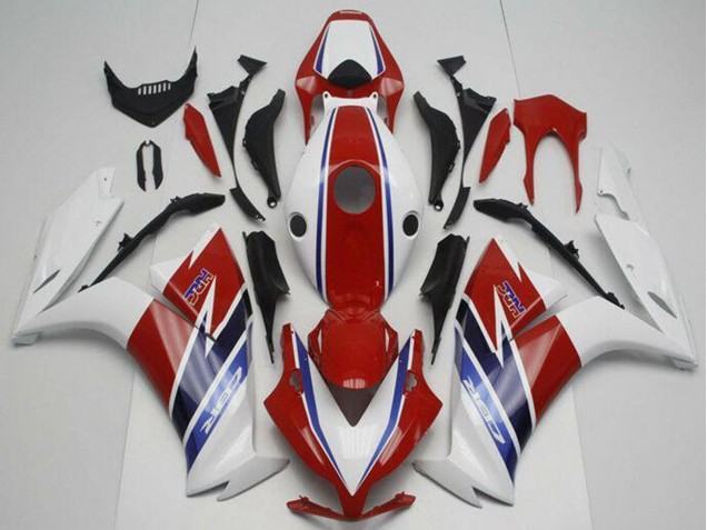 Billige Honda CBR1000RR Motorrad Verkleidung 2012-2016 - Weiss Rot Blau