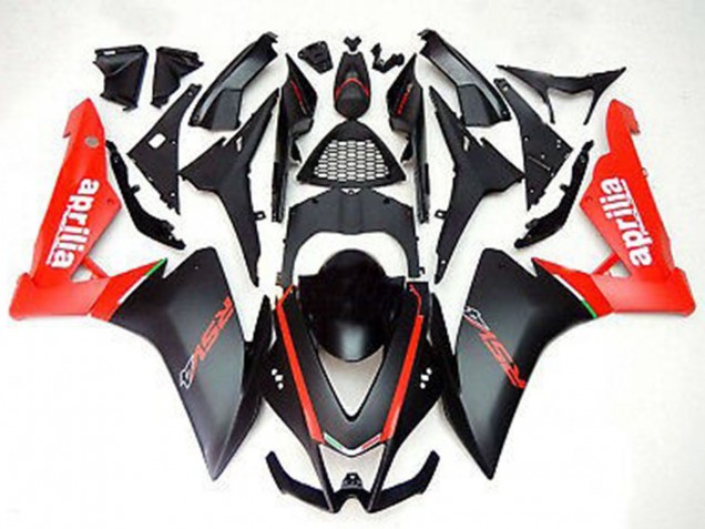 Billige Aprilia RS4 125 Motorrad Verkleidung 2012-2019 - Rot Matt Schwarz