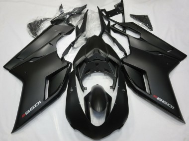 Billige Ducati 1098 Motorrad Verkleidung 2007-2014 - Matt Schwarz