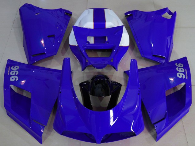 Billige Ducati 996 Motorrad Verkleidung 1993-2005 - Blau Schwarz