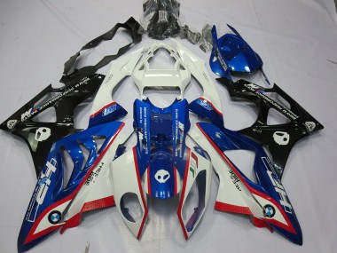 Billige BMW S1000RR Motorrad Verkleidung 2009-2014 - Weiss Rot Blau Glanzendes Schwarz HP