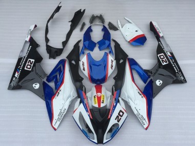 Billige BMW S1000RR Motorrad Verkleidung 2017-2018 - Weiss Blau Rot Glanzendes Schwarz OEM Stil