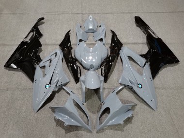 Billige BMW S1000RR Motorrad Verkleidung 2015-2016 - Nardo Grau Glanzendes Schwarz