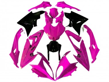 Billige BMW S1000RR Motorrad Verkleidung 2009-2014 - Rosa Glanzendes Schwarz HP