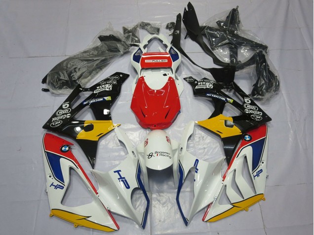 Billige BMW S1000RR Motorrad Verkleidung 2015-2016 - Weiss Rot Blau Gelb Schwarz HP