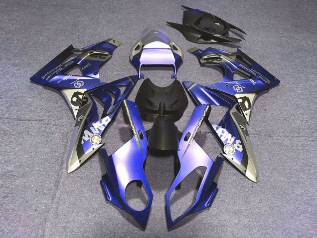 Billige BMW S1000RR Motorrad Verkleidung 2017-2018 - Silber Blau Schwarz