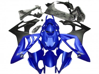 Billige BMW S1000RR Motorrad Verkleidung 2009-2014 - Blau Matt Schwarz