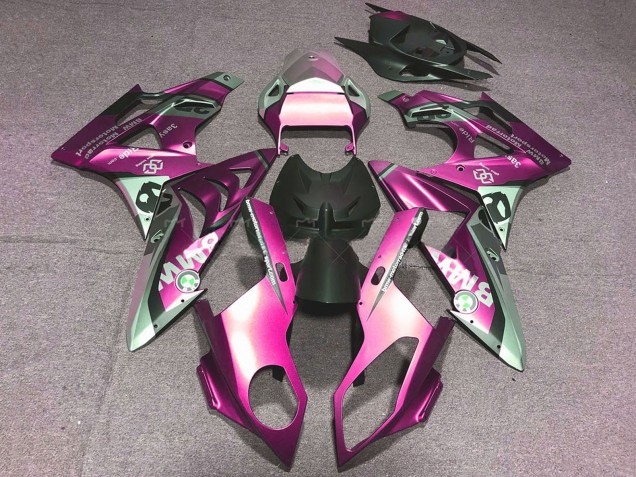 Billige BMW S1000RR Motorrad Verkleidung 2017-2018 - Rosa Schwarz