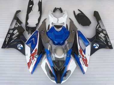 Billige BMW S1000RR Motorrad Verkleidung 2015-2016 - Weiss Blau Matt Schwarz OEM Stil