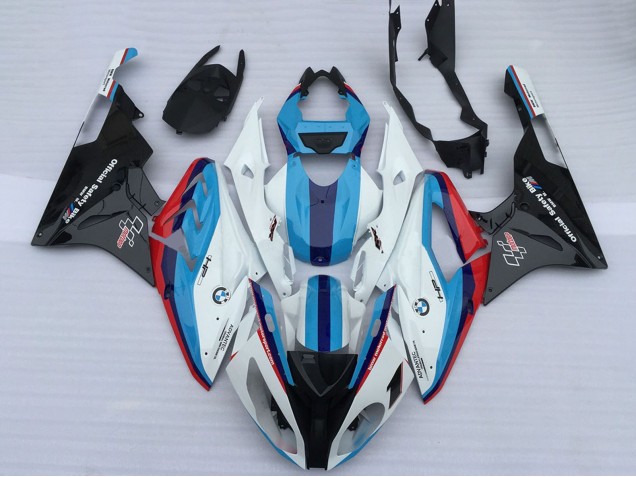 Billige BMW S1000RR Motorrad Verkleidung 2009-2014 - Weiss Rot Hellblau Glanzendes Schwarz OEM Stil