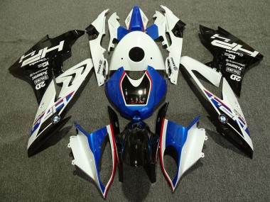 Billige BMW S1000RR Motorrad Verkleidung 2009-2014 - Weiss Rot Blau Glanzendes Schwarz HP