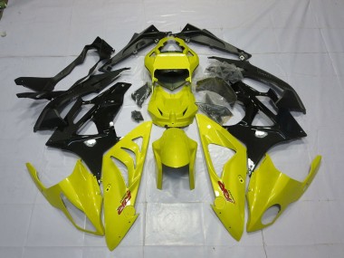 Billige BMW S1000RR Motorrad Verkleidung 2009-2014 - Gelb Glanzendes Schwarz