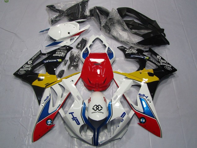Billige BMW S1000RR Motorrad Verkleidung 2009-2014 - Weiss Gelb Rot Schwarz Blau HP