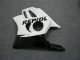 Billige Honda CBR600 F3 Motorrad Verkleidung 1997-1998 - Weiss Glanzendes Schwarz Repsol