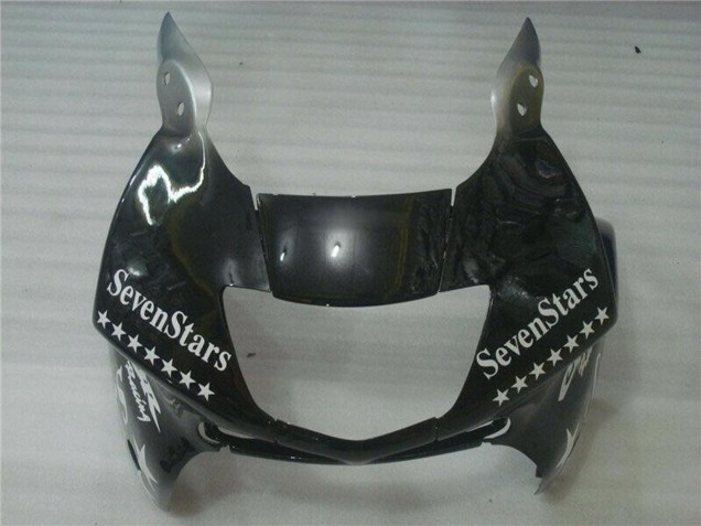 Billige Honda CBR600 F3 Motorrad Verkleidung 1995-1996 - Silber Glanzendes Schwarz SevenStars