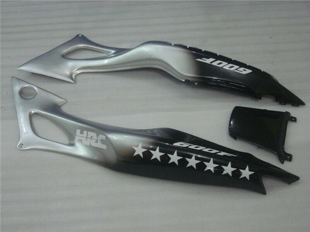 Billige Honda CBR600 F3 Motorrad Verkleidung 1995-1996 - Silber Glanzendes Schwarz SevenStars