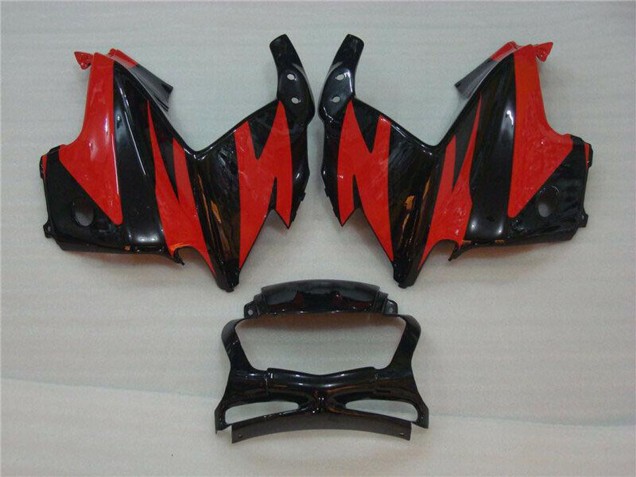 Billige Honda CBR600 F3 Motorrad Verkleidung 1995-1996 - Rot Glanzendes Schwarz