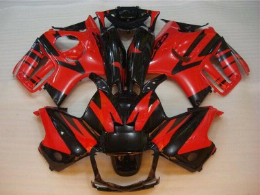 Billige Honda CBR600 F3 Motorrad Verkleidung 1995-1996 - Rot Glanzendes Schwarz
